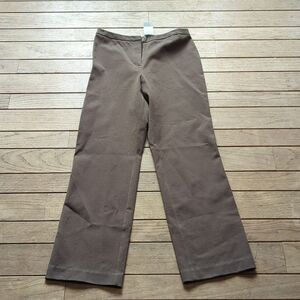 NWT women's Chico's stunning stretch Takara brown dress pants size 1